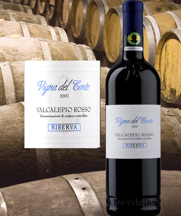 Vigna del Conte Valcalepio Rosso DOC Riserva - Cantina Bergamasca