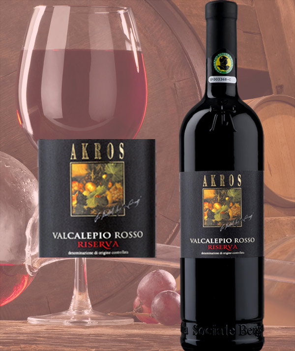 Akros Valcalepio DOC Rosso Riserva - Cantina Bergamasca